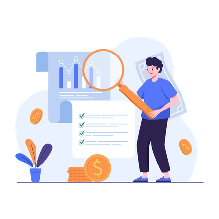 Financial Growth Illustration